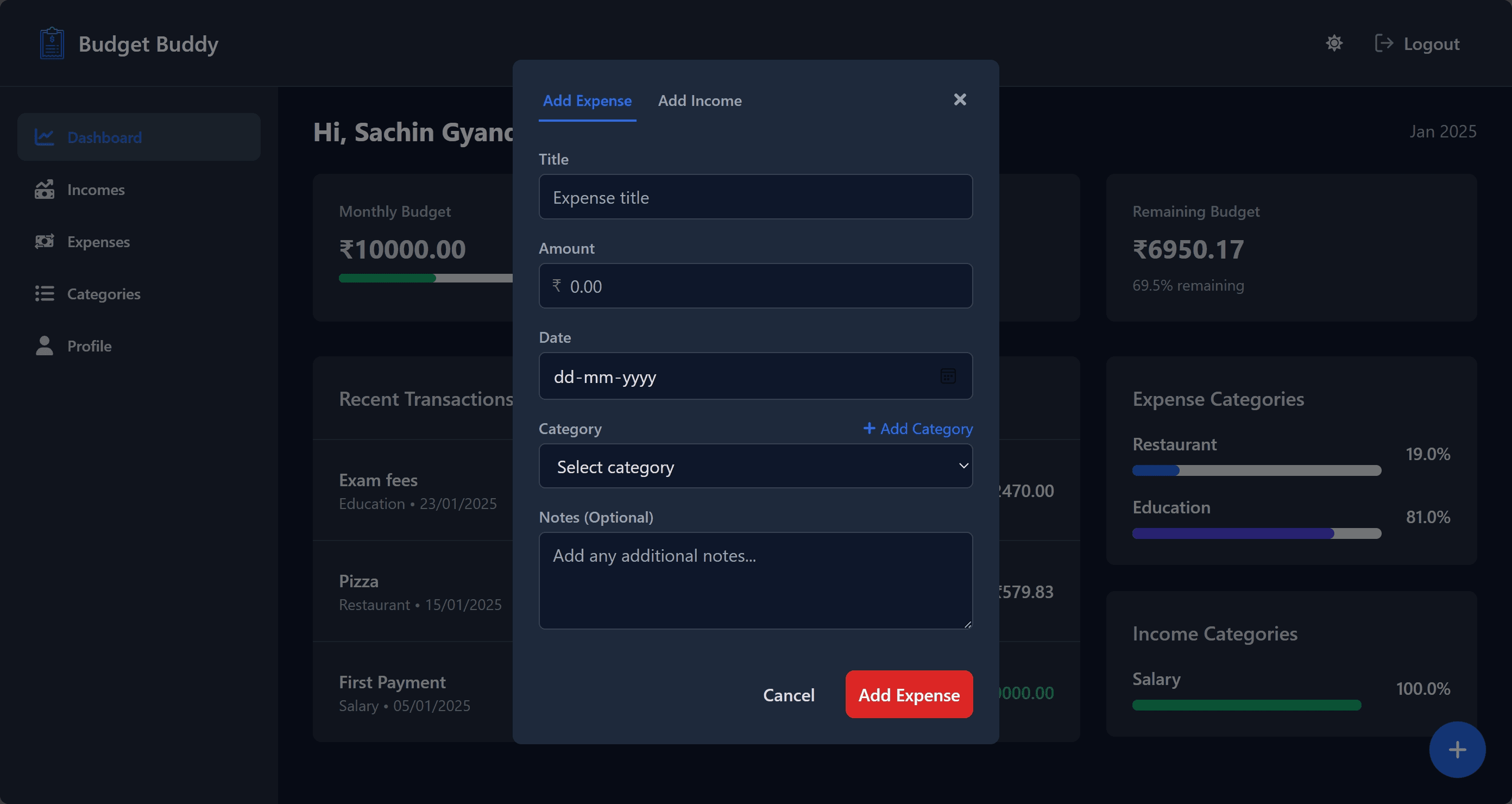 Budget Buddy — Your money, managed with ease. screenshot 6