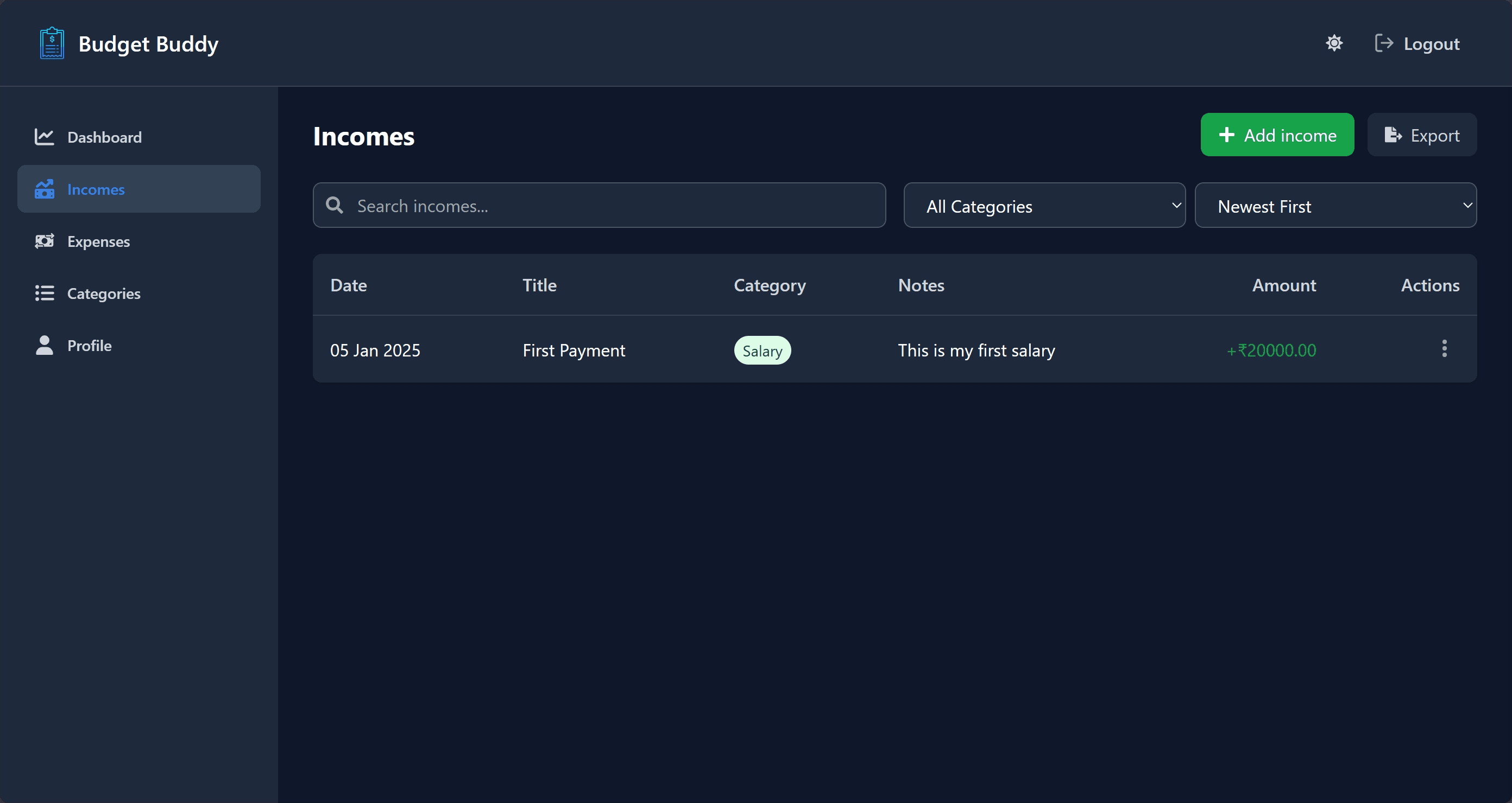 Budget Buddy — Your money, managed with ease. screenshot 7