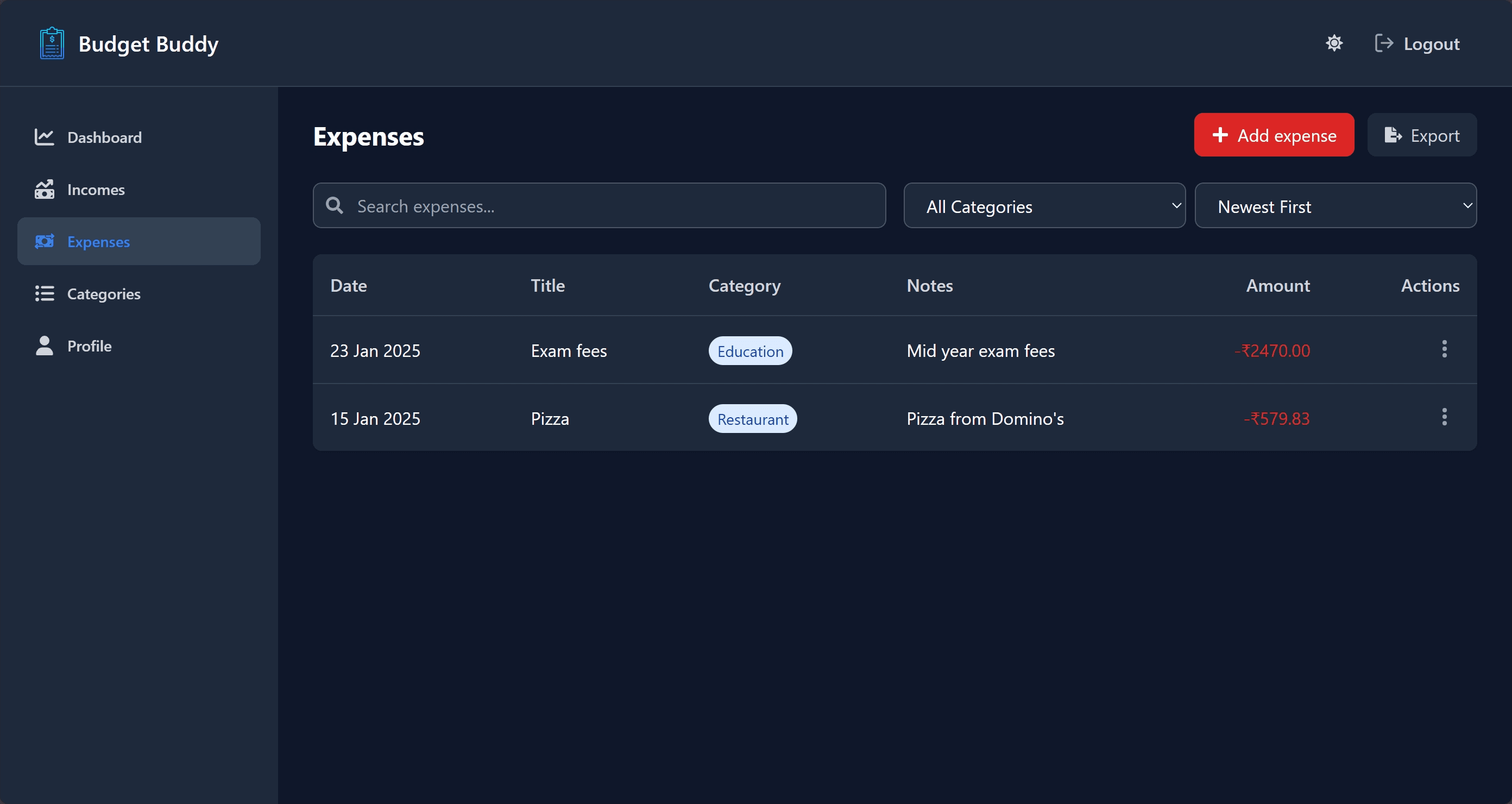 Budget Buddy — Your money, managed with ease. screenshot 8